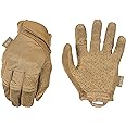 Mechanix Wear: Tactical Specialty Vent Tactical Gloves, Touch Capable, High Dexterity, Gloves for Airsoft, Paintball, and Field Work, Work Gloves for Men (Brown, Large)