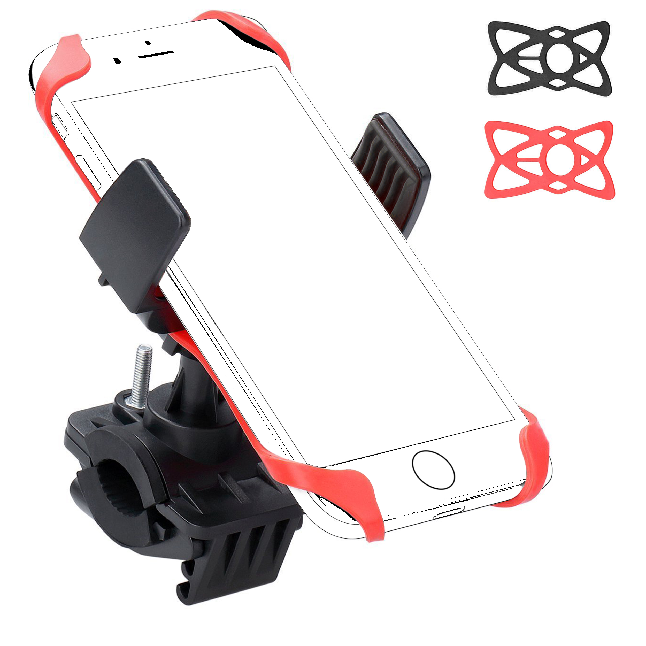 Ailun Bike Motorcycle Cell Phone Mount Holder Handlebar Rack Grip