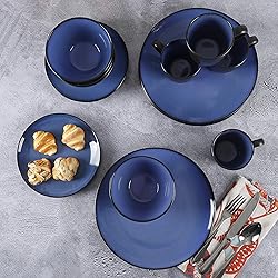 Gibson Soho Lounge Round Reactive Glaze Stoneware