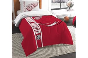 NORTHWEST Officially Licensed NHL Twin or Full/Queen Comforter and Sham Set