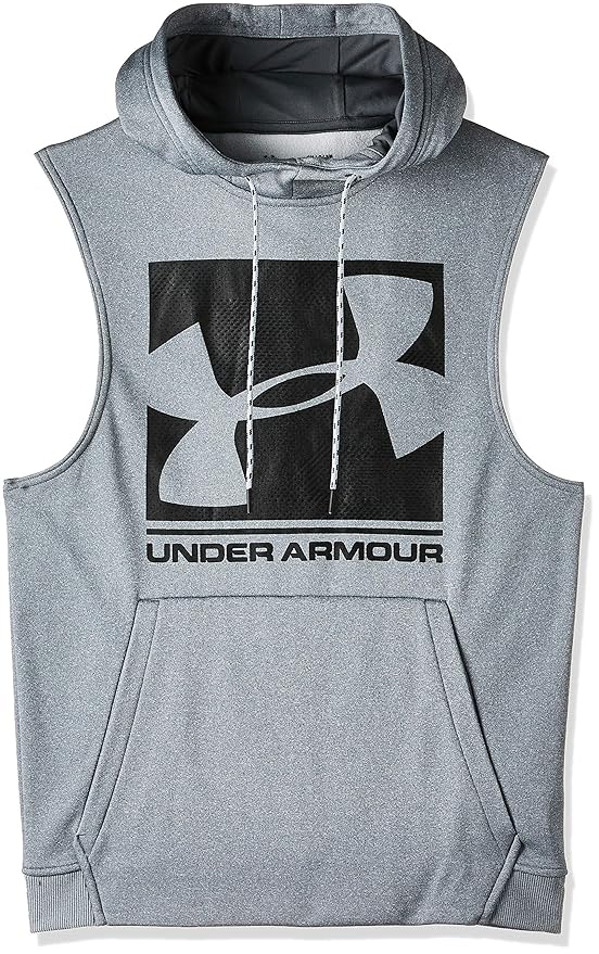 Under Armour Mens Armour Fleece Sleeveless Graphic Hoodie Amazon.in