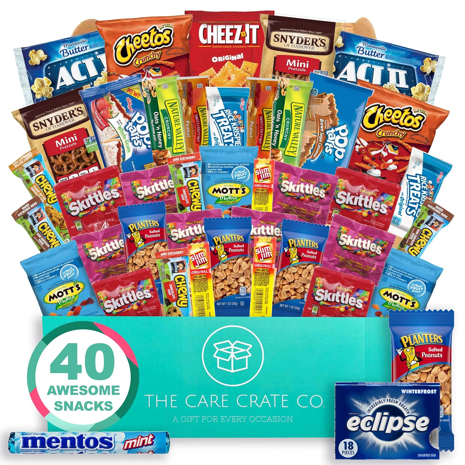 The Care Crate Snack Box Care Package ( 40 piece Snack Pack ) Chips