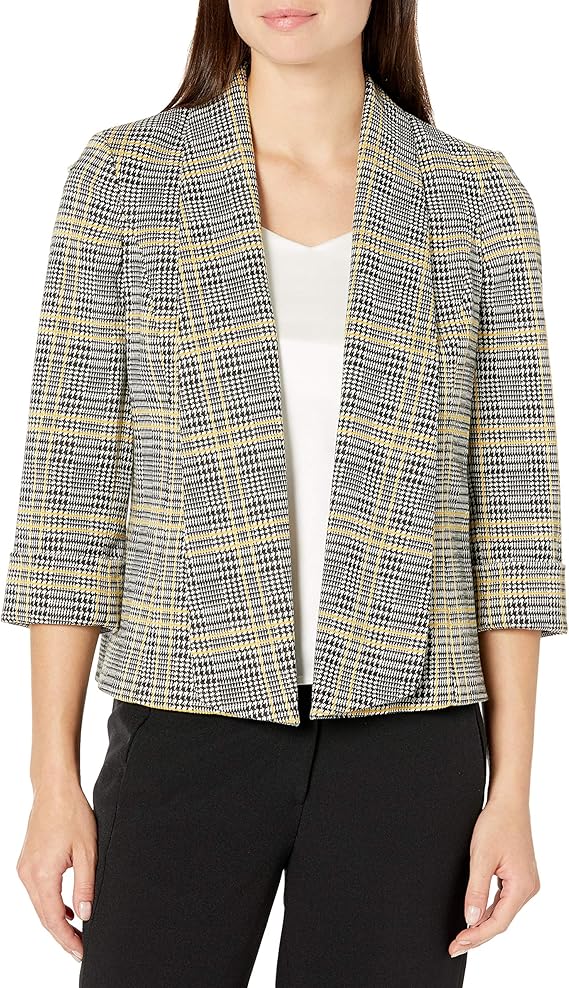 kasper plaid jacket
