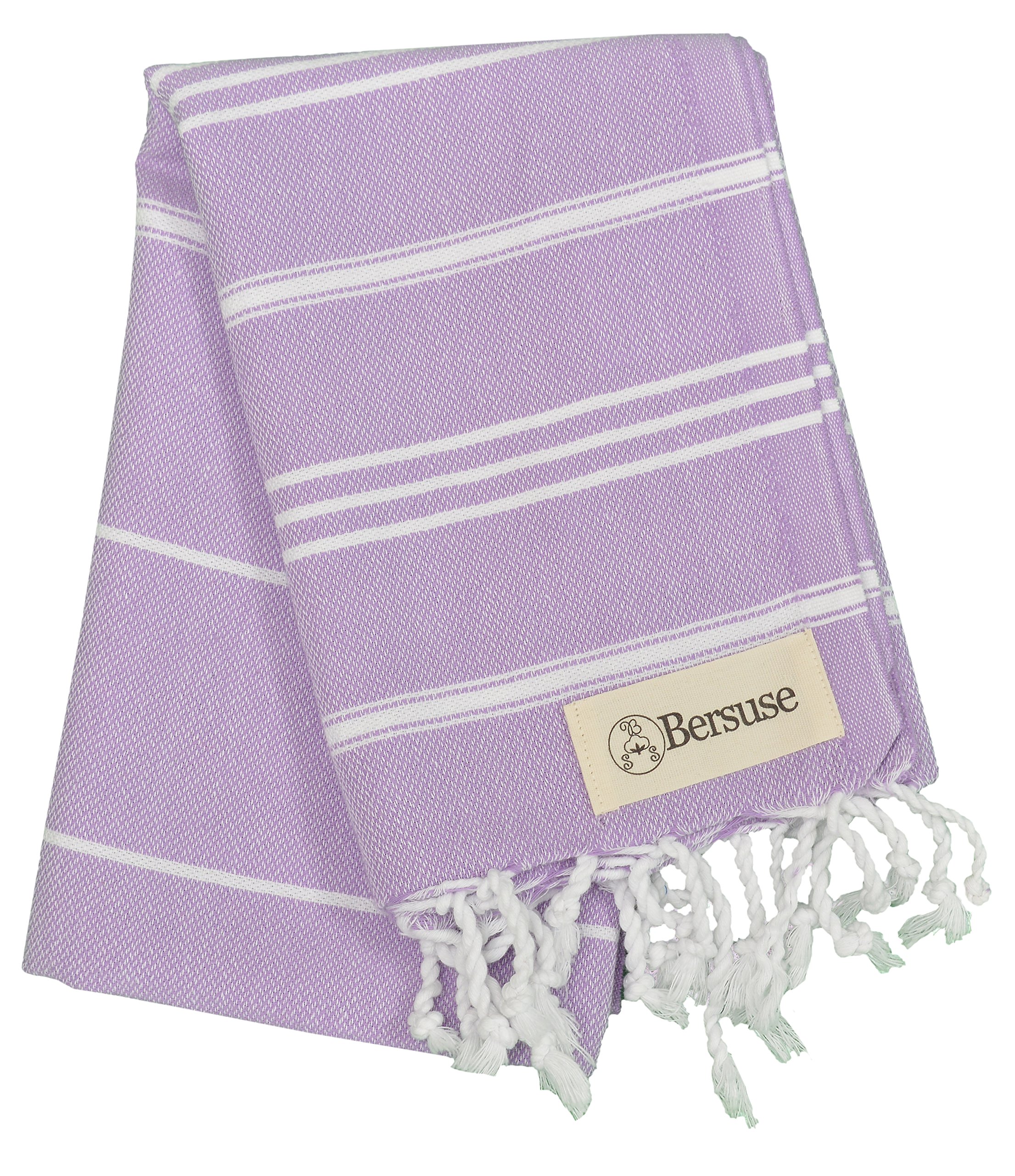 Bersuse 100% Cotton - Anatolia Turkish Hand Towel - Lilac