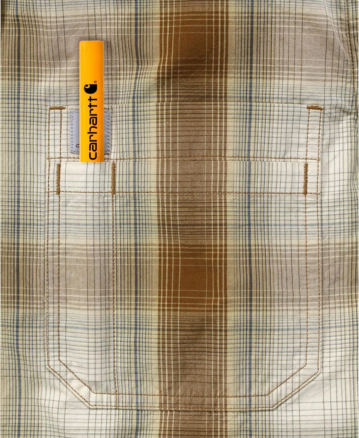 Camisetas, polos y camisas Camisa de cuadros de manga corta para hombre