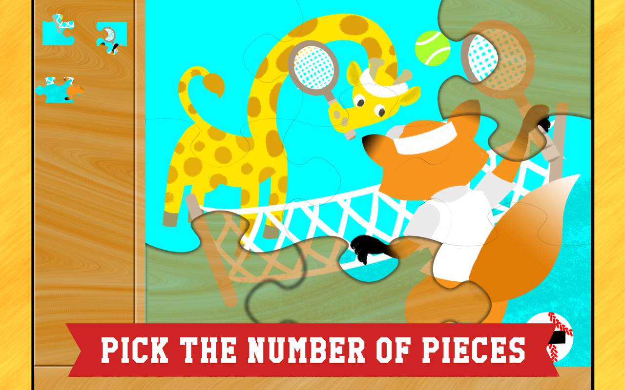 Sports Puzzles for Kids - The Best Baseball, Basketball, Soccer and Football Games with Boys, Girls and Animals - Education Edition