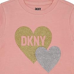 DKNY girls Casual 2PC Skirt Set, QUARTZ PINK, 5