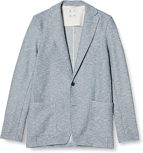 Amazon Co Jp アルテア 2b シングル イージージャケット 夏向け サマーツイード メランジ無地 Copper メンズ ブルー Eu S 日本サイズs相当 服 ファッション小物