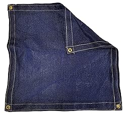 6 Ft. x 50 Ft. Blue Privacy Shade Mesh Tarp