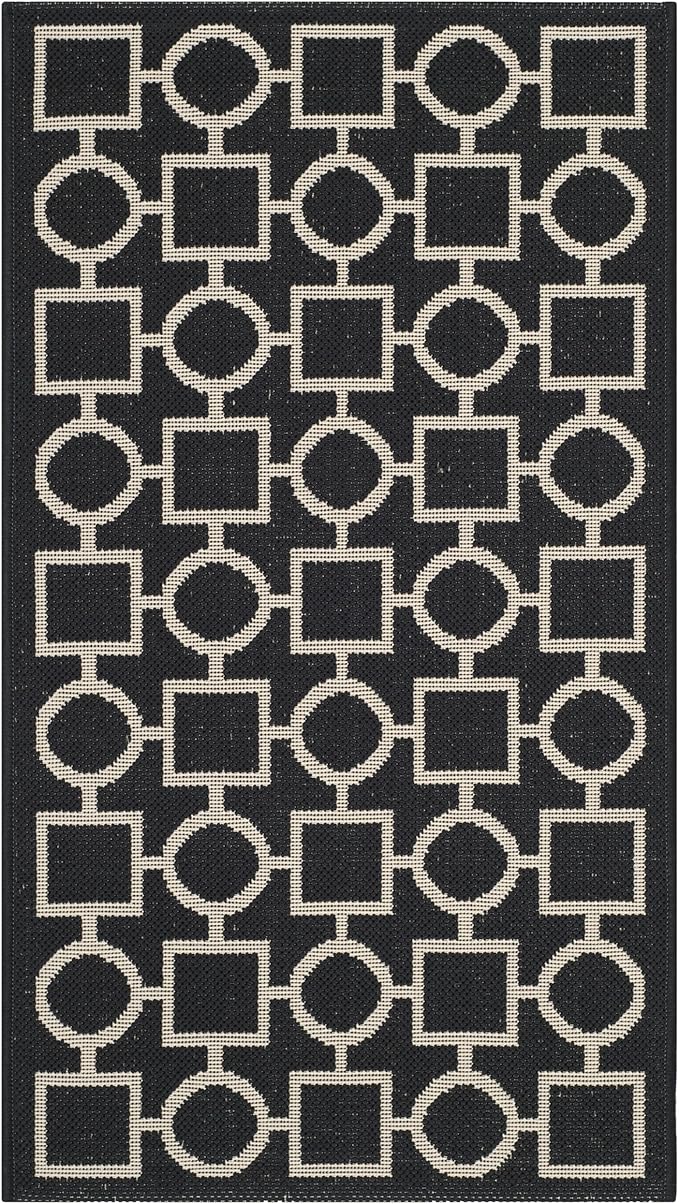 safavieh adirondack area rug on Patio Furniture Accessories 3 X 5 Black Fuchsia Safavieh Adirondack Collection Adr203z Boho Trellis Area Rug Patio Lawn Garden Ufvts Com