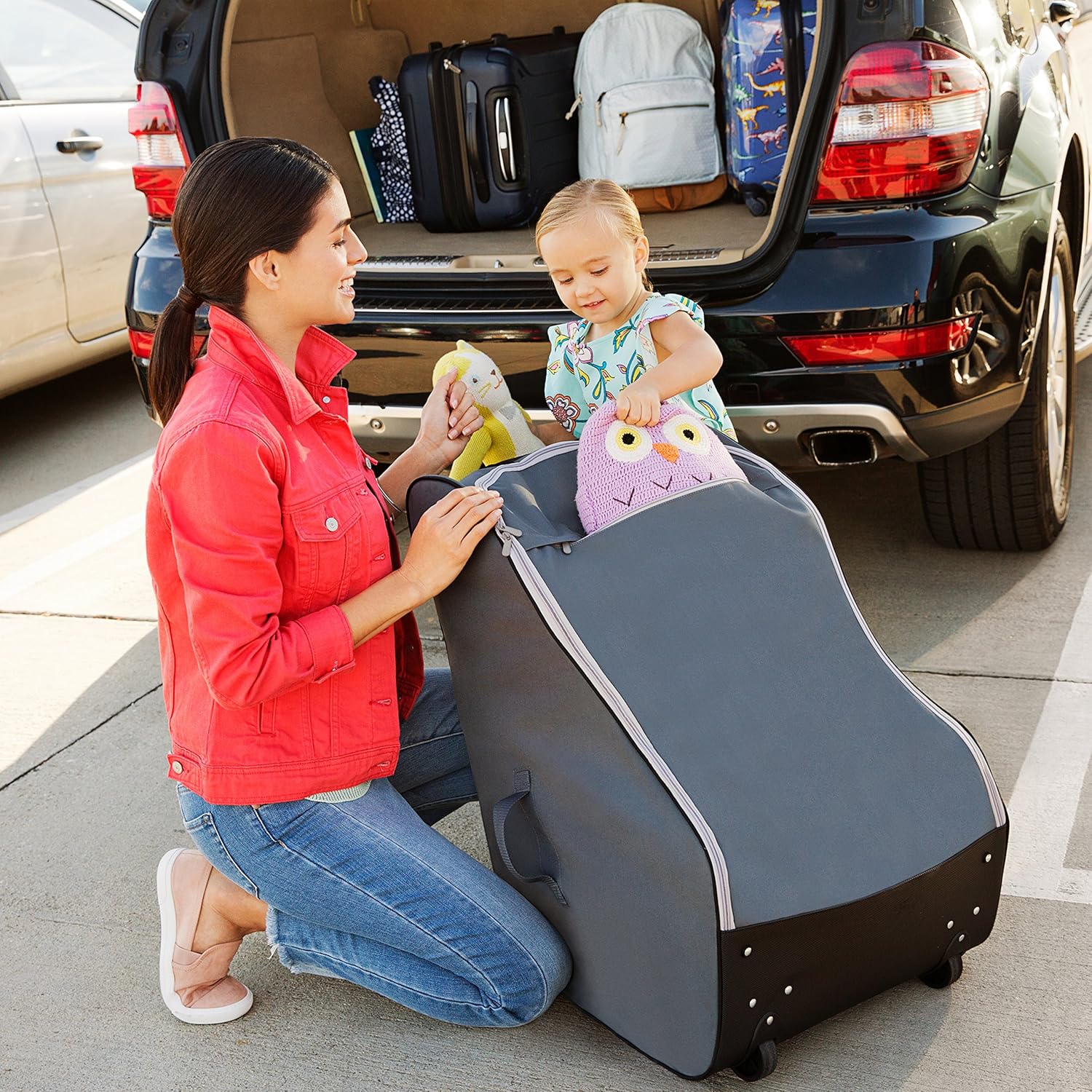 brica car seat travel cart