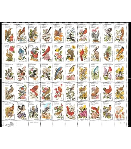 Amazon.com: Birds Animal 20 x 32 Cent U.S. Postage Stamps