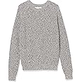 Amazon Essentials Men's Long-Sleeve 100% Cotton Rib Knit Shaker Crewneck Sweater