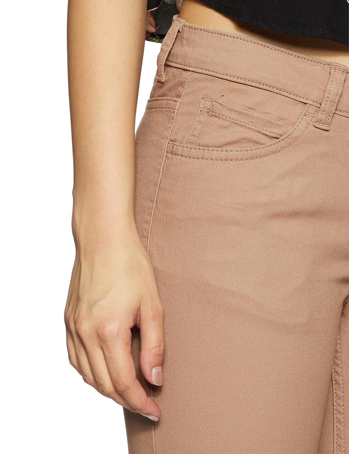 honey by pantaloons womens solid chino