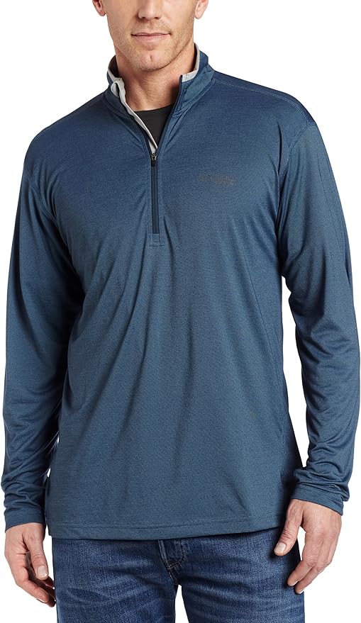 Columbia Men's Mountain Tech Long Sleeve Half Zip Jacket, Deep Teal
