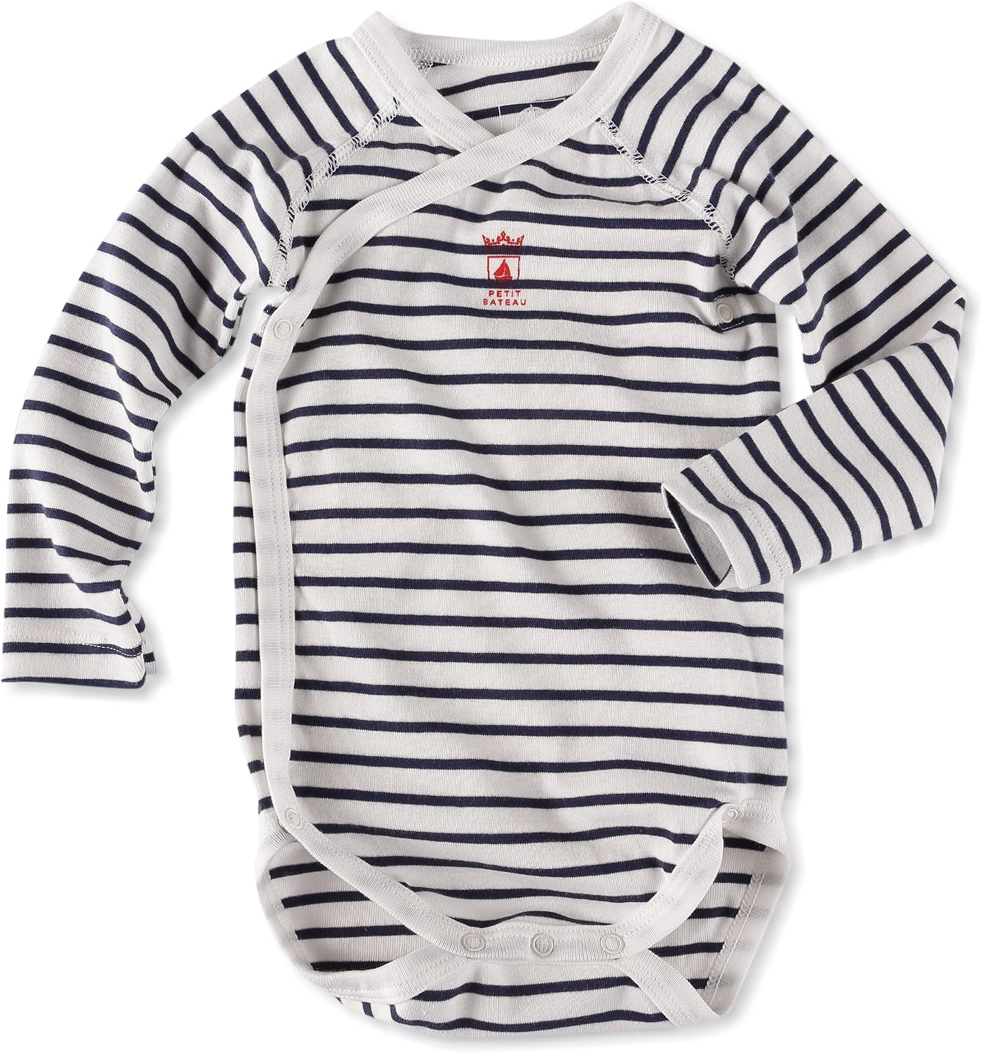 Body Neonato Petit Bateau A08J4, Manica Lunga  Pacco Da 3 Unisex Body Manica Lunga D 224002