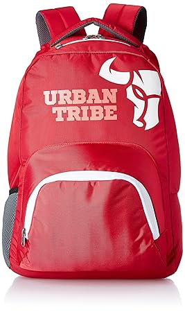 Urban Tribe Red Laptop Backpack (Street Hawk - Big Bull)