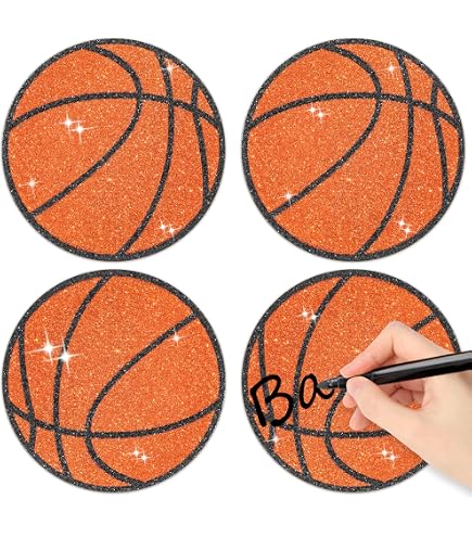 Beistle Basketball-Ausschnitte – 12 Stück, 34,3 Cm Durchmesser, Doppelseitig Bedruckt, Aus Karton