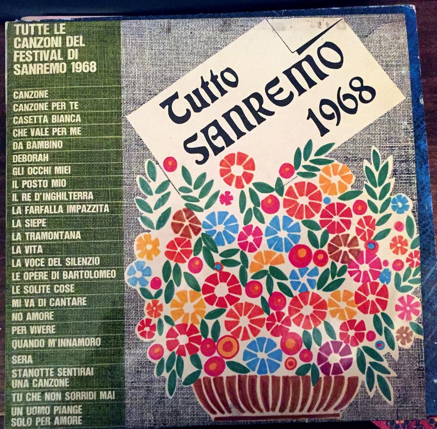 Tutto Sanremo 1968 Orchestra Paltrinieri Amazon.it CD e Vinili} Tutto Sanremo 1968 Orchestra Paltrinieri Amazon.it CD e Vinili}