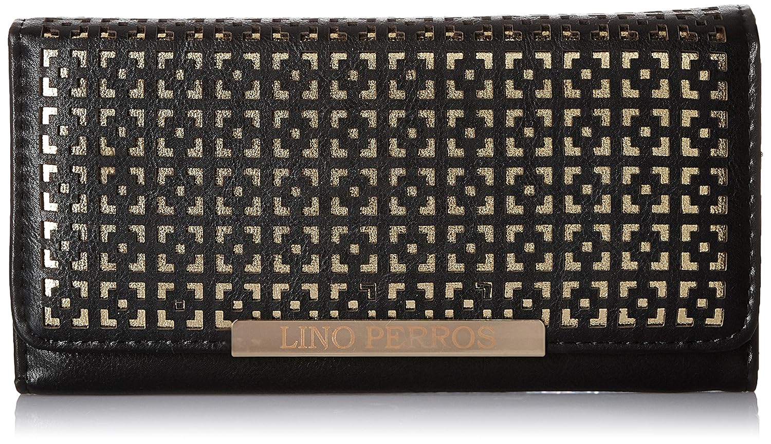 lino perros women's clutch (black)
