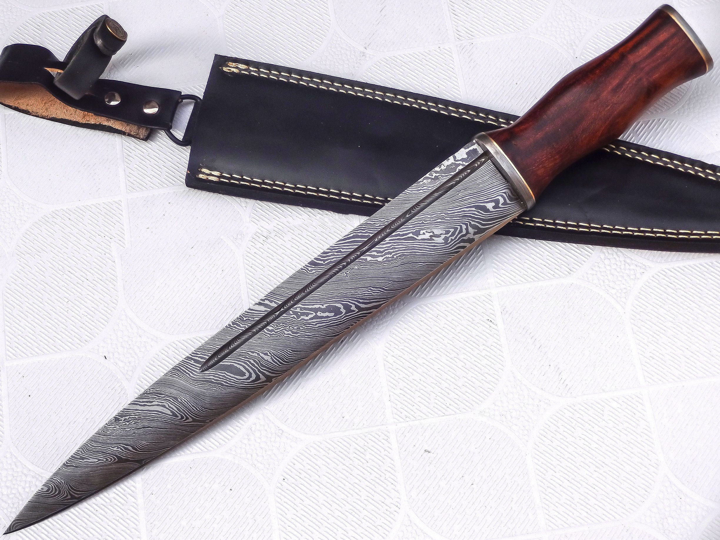 REG212, Custom Handmade Damascus Steel Scottish Dirk Blade Knife eBay