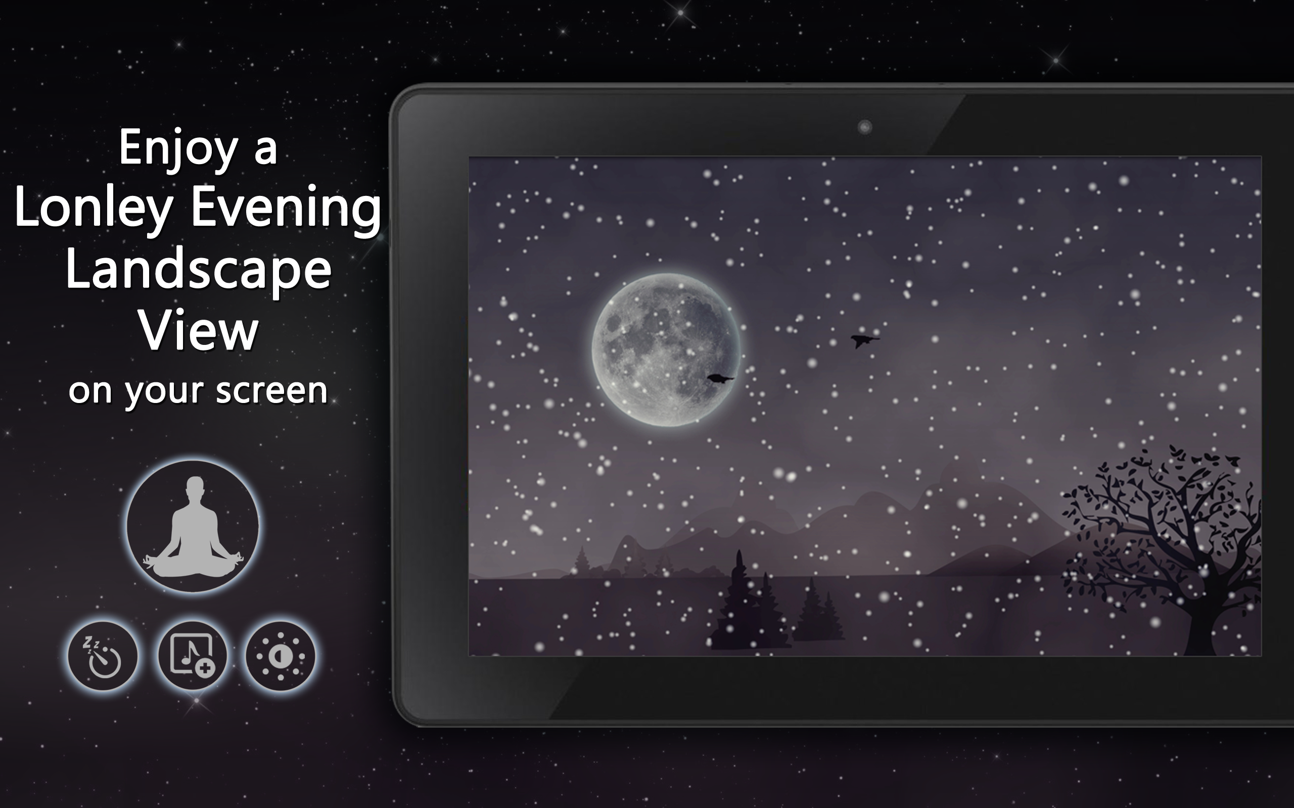 Soothing Snow Fall - A Lonely Evening Landscape View - Thumbnail 4