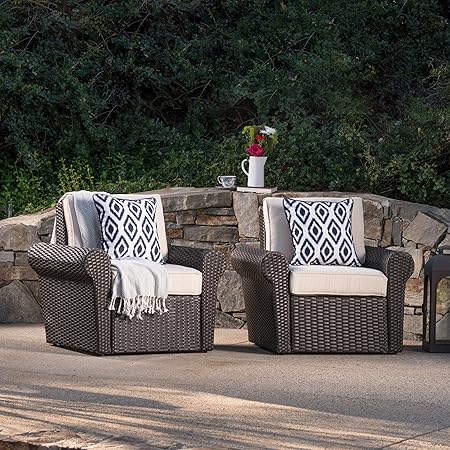 Amazon Com Christopher Knight Home Millie Outdoor Dark Brown