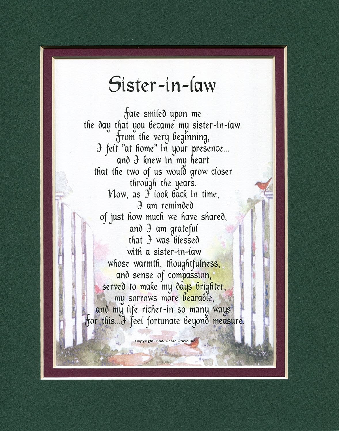 A Gift Present Poem For A Sister In Law Birthday 91 - 
