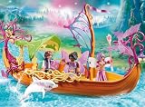 Playmobil 9133 Fairies Enchanted Fairy Ship Floats Water Glows In Dark Dolphin view 2