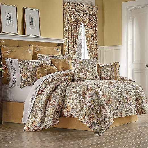 Amazon Com Five Queens Court August 100 Cotton Floral Jacobean