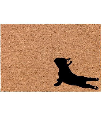 Funny 'Pardon My Frenchie' Doormat - Non-Slip Rubber Backing, 23.6x15.7 Inches, Indoor/Outdoor - View #10