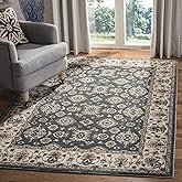 SAFAVIEH Lyndhurst Collection Area Rug - 5'3" x 7'6", Teal & Cream, Traditional Oriental Design, Non-Shedding & Easy Care, Id