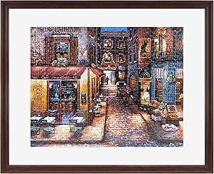 MCS 26x32 Inch Puzzle Frame for Puzzle Sizes 24x30 Inch & Smaller, Walnut (65741)