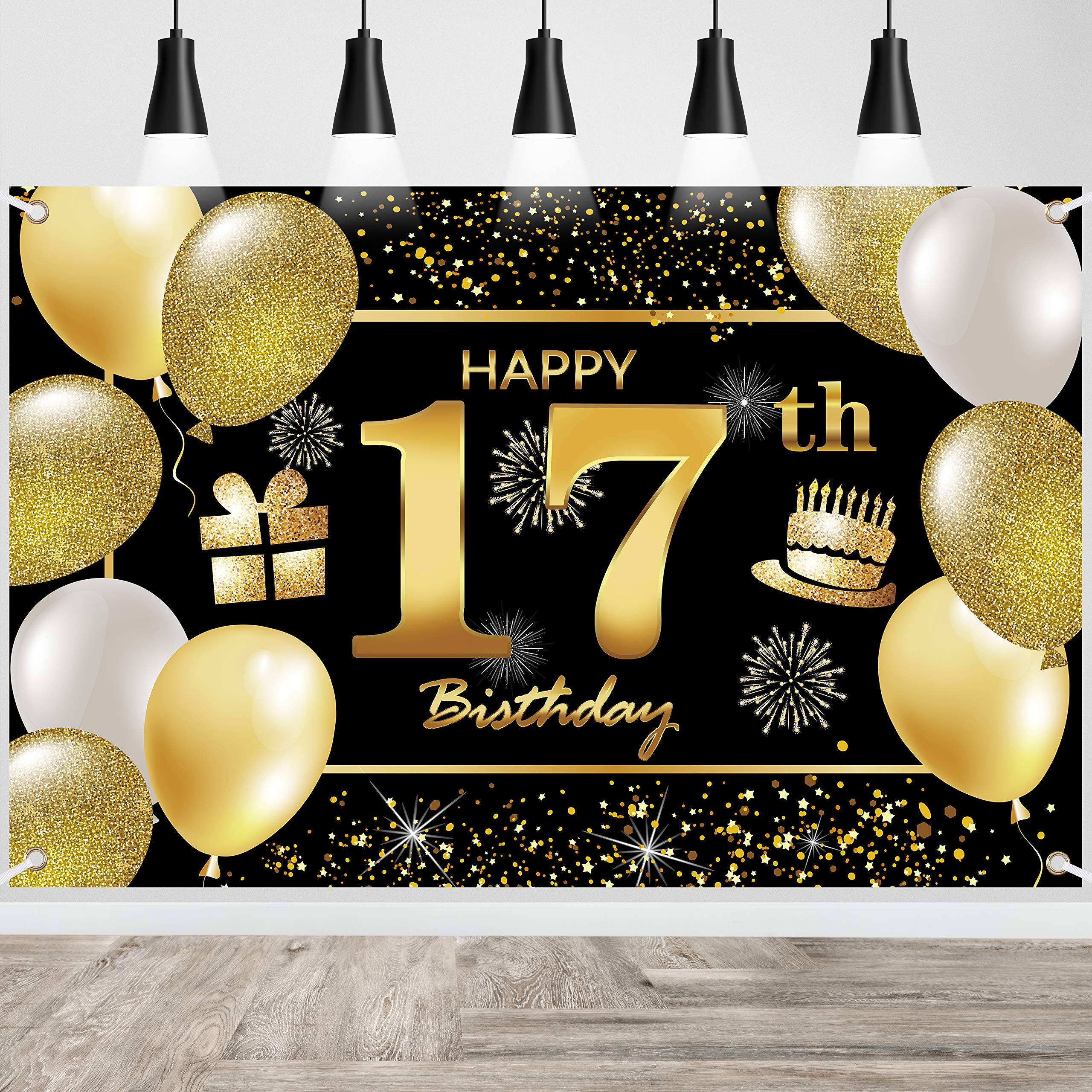 IMISI 17th Birthday Banner & Decorations for Party