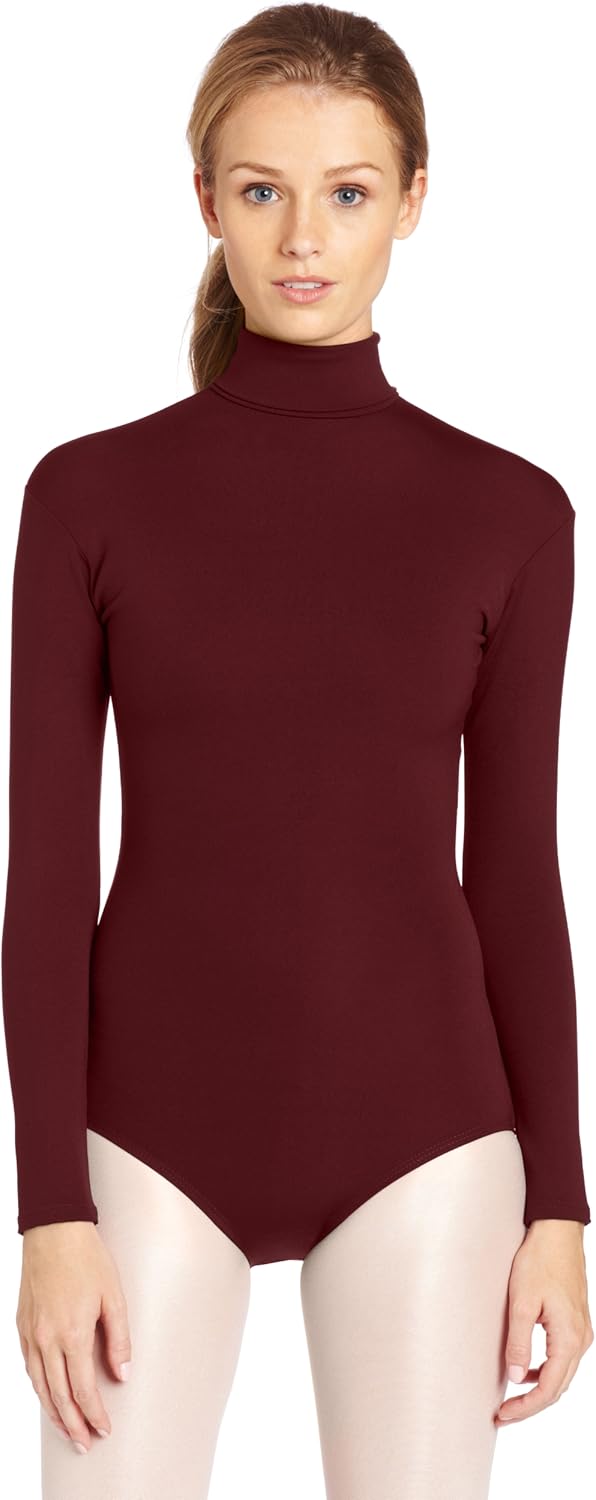 Capezio Women's Turtleneck Long Sleeve Leotard: Clothing