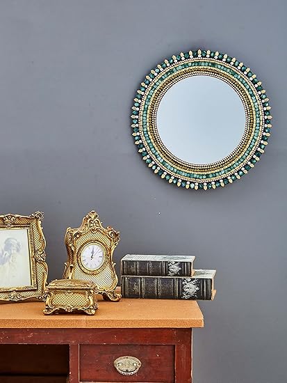 Venetian Design Round Mosaic Mirror