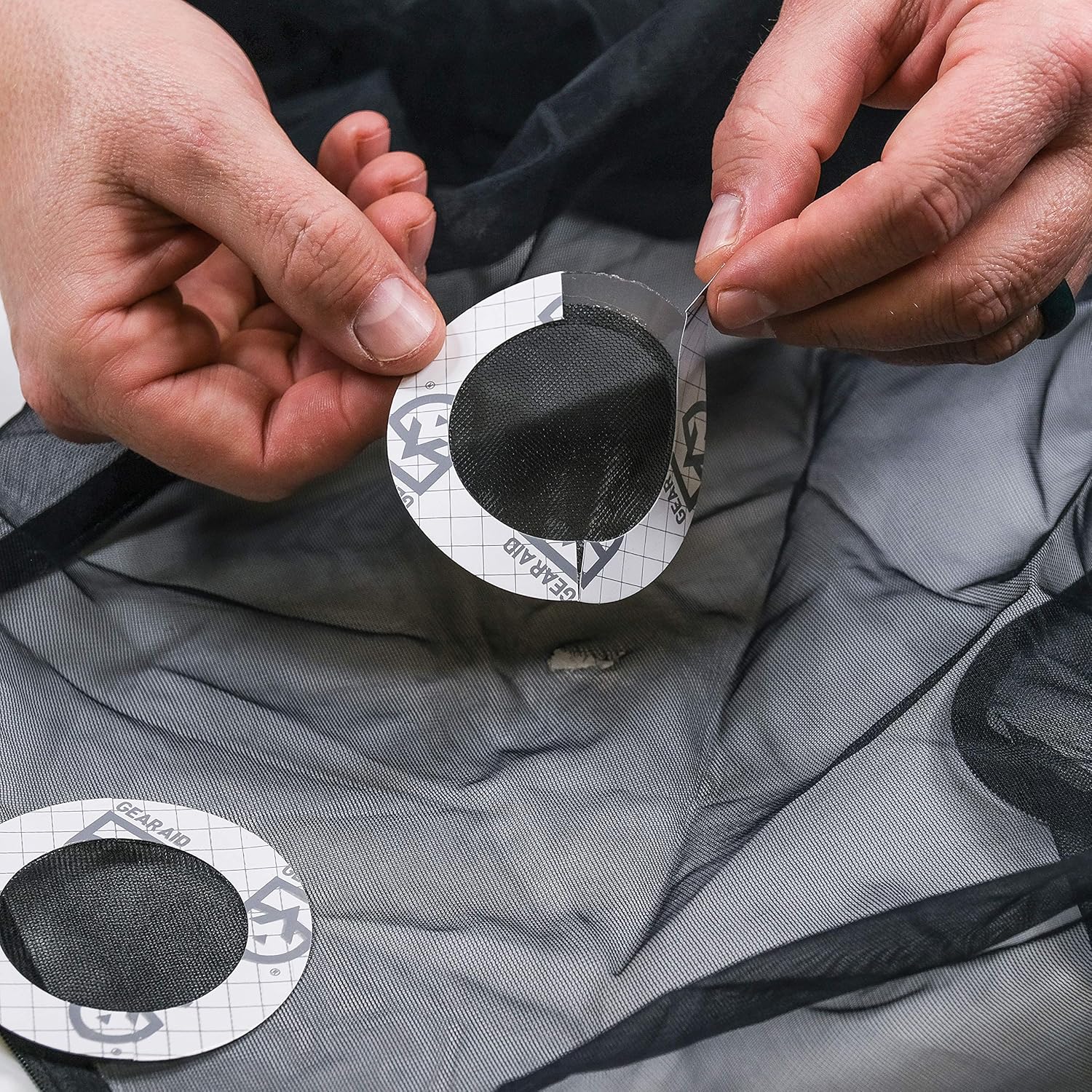 GEAR AID Tenacious Tape Mesh Patches for Tent and Bug Screen Repair, 3” Rounds, Black Mesh : Sports & Outdoors