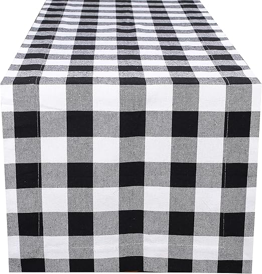 Amazon Com Table Runner 108 Inch 100 Cotton Plaid Check Fabric