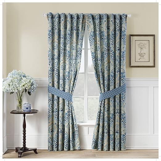 Amazon Com Waverly Curtains For Bedroom Moonlit Shadows 100 X