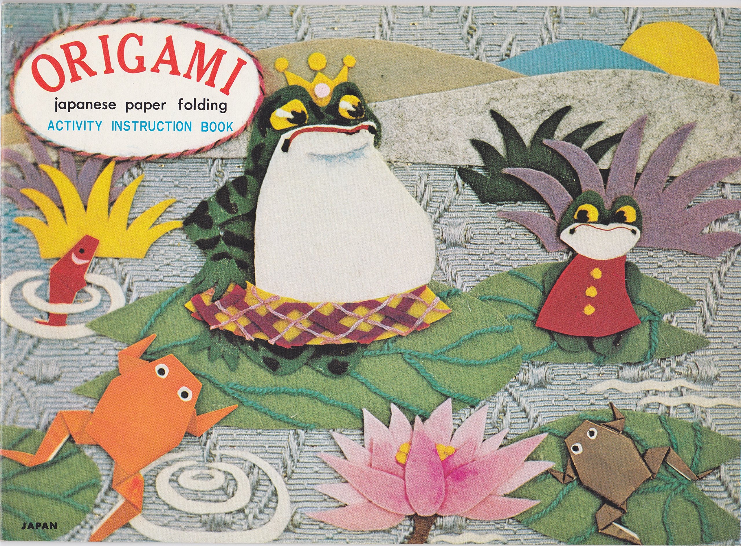 Origami Japanese Paper Folding Activity Instruction Book
