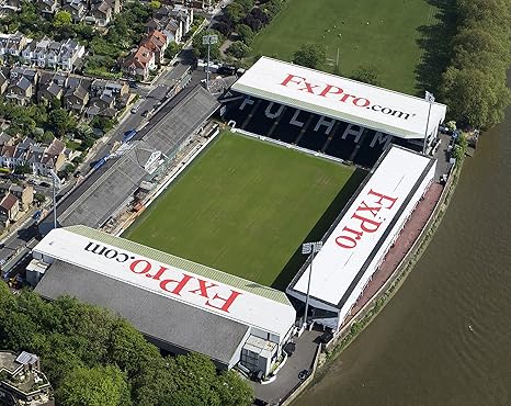 Mouse Mat Featuring Aerial Pic Of Craven Cottage Home Amazon Co