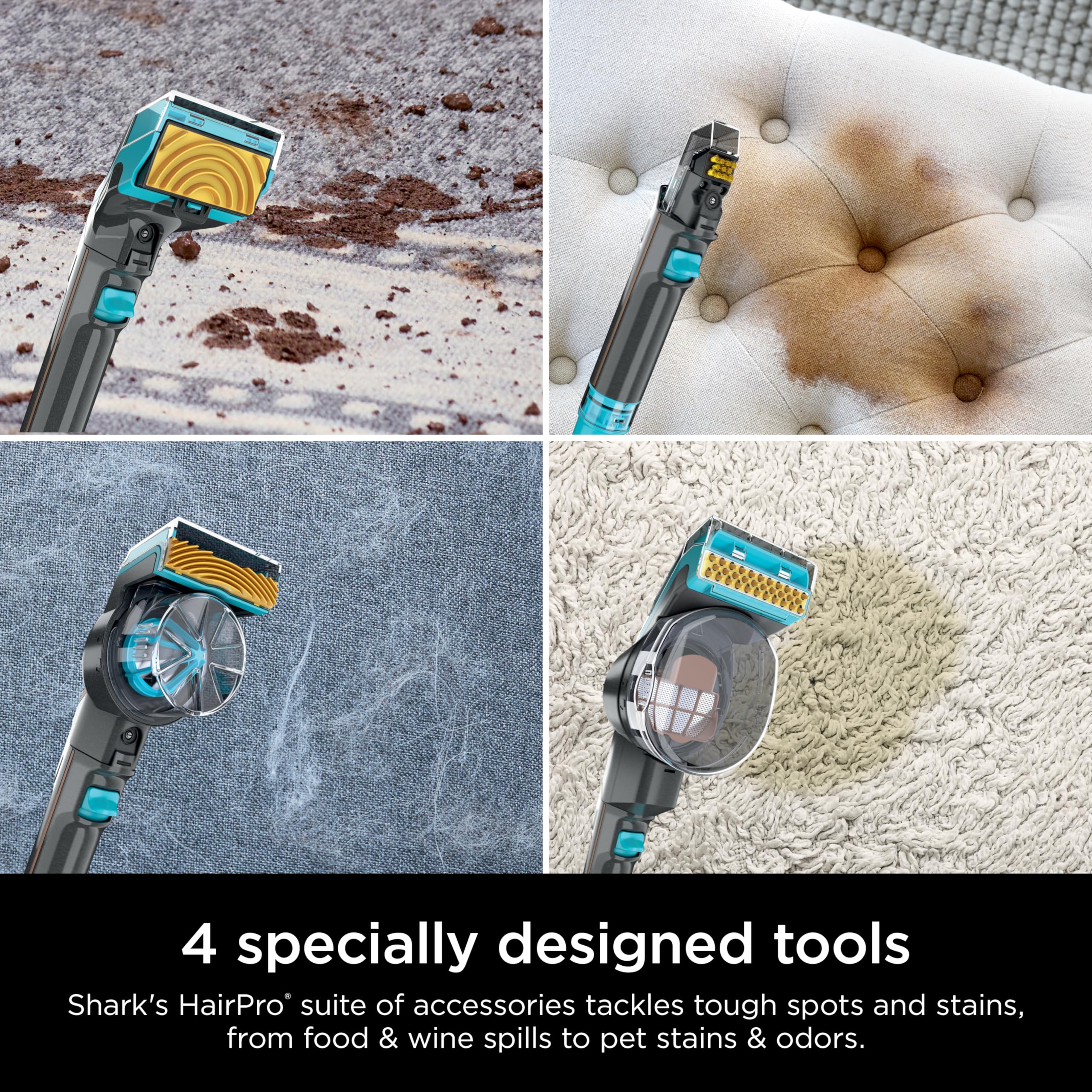 Shark CarpetXpert HairPro with StainStriker, Upright Carpet, Area Rug & Upholstery Cleaner, Perfect for Pets & Hair Removal, Carpet Shampooer, 4 Cleaning Tools, Pet Cleaning Solution, Copper, EX301