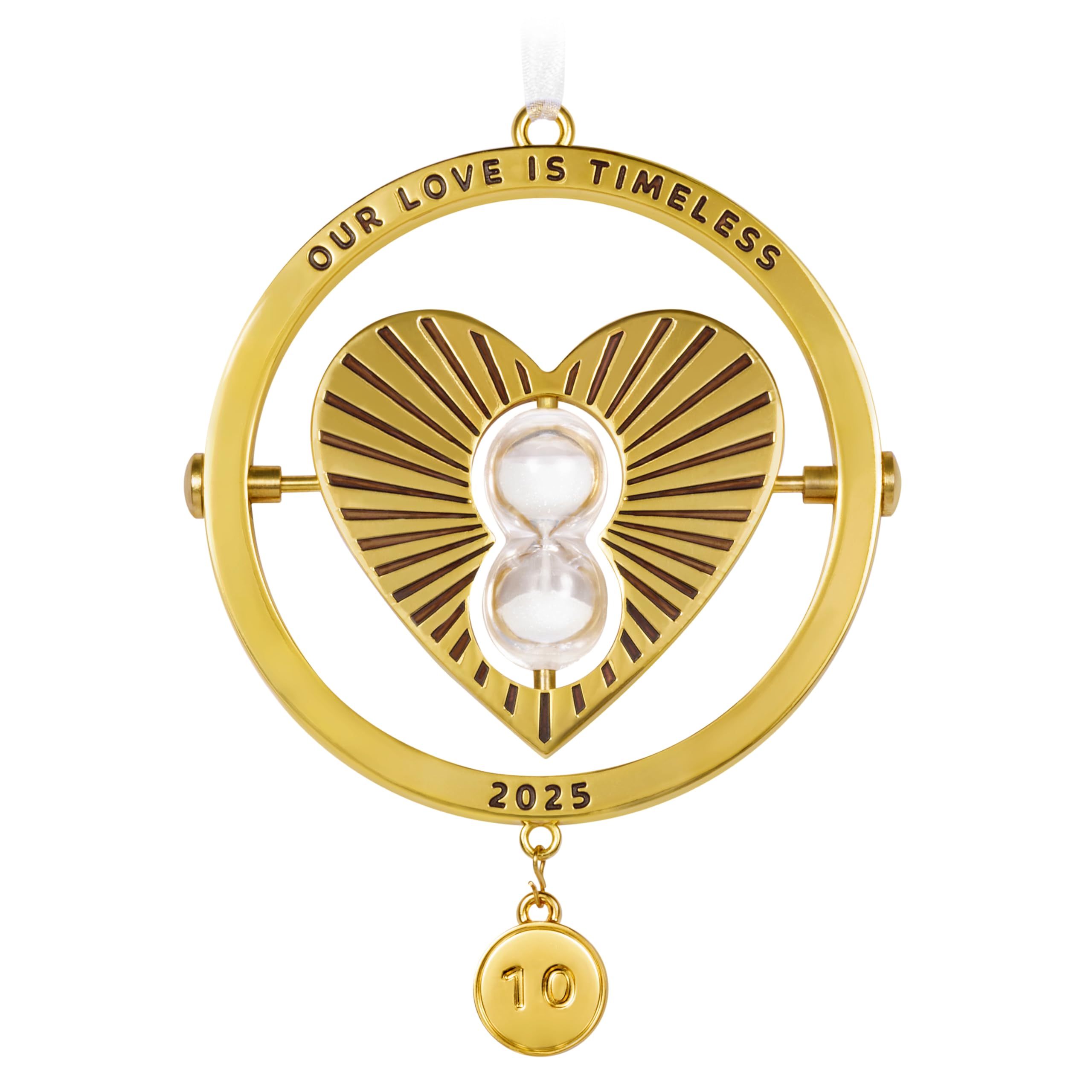 Hallmark Keepsake Christmas Ornament 2025, Our Love is Timeless 2025, Metal