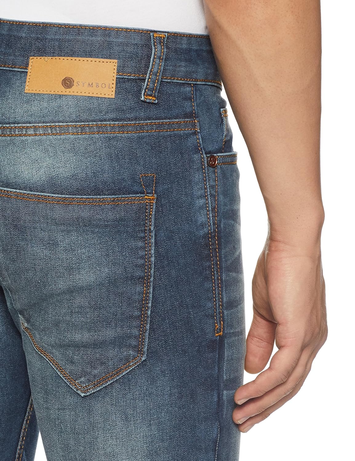 symbol amazon brand men's slim fit jeans