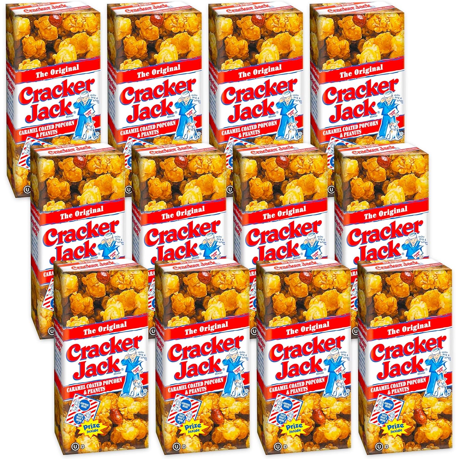 Cracker Jack 12 Pack 1oz BOX Grocery & Gourmet Food