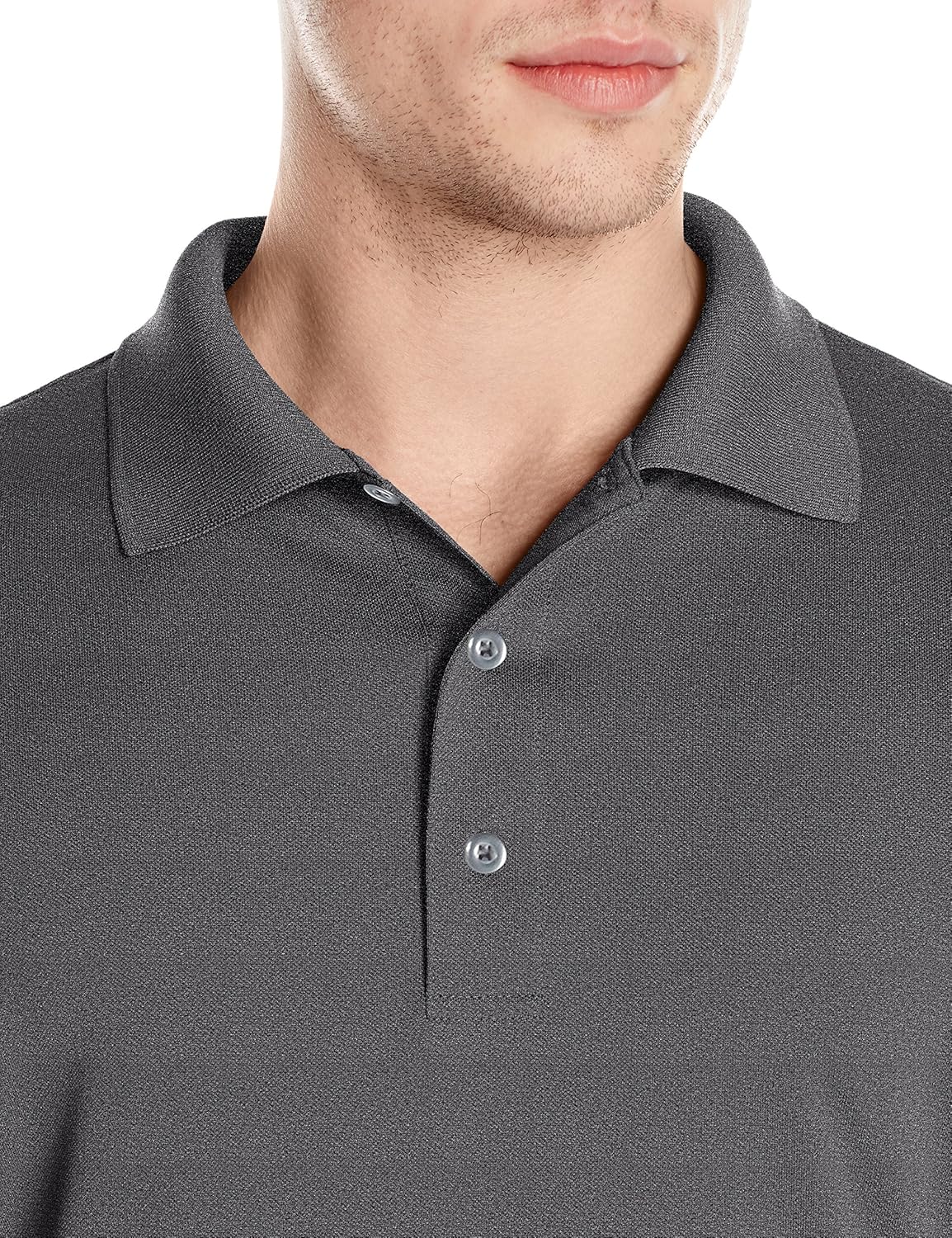 Essentials Men's Regular-fit Quick-Dry Golf Polo Shirt: Clothing