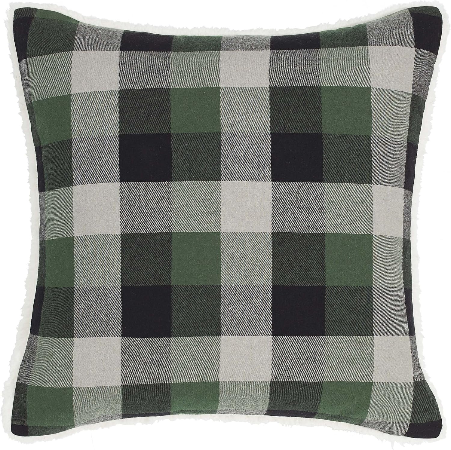 Amazon Com Eddie Bauer Finley Plaid Throw Pillow Dark Green