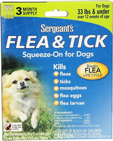 sergeants cat flea drops