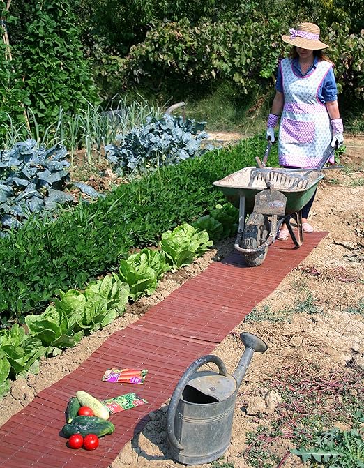 Alfombra para huerto o jardín en madera composite. Rollo de 2, 50 ...