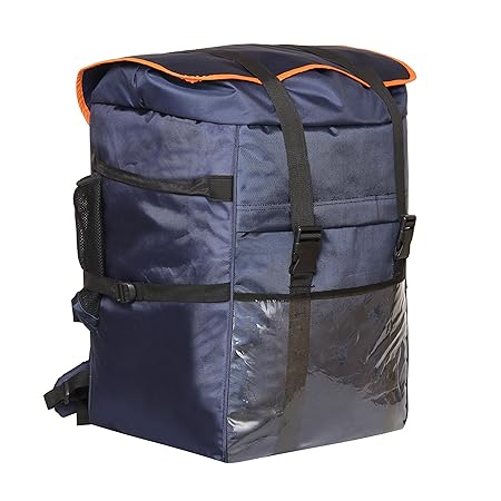 TRIAGE Polyester 85 ltrs Blue Luggage Bag